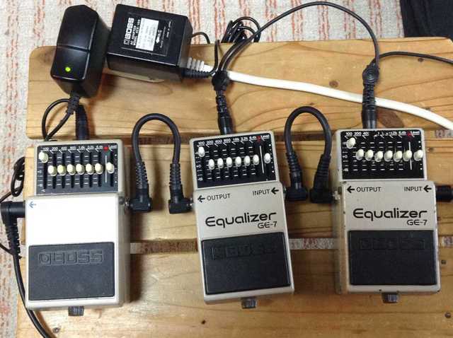 BOSS GE-7 台湾製 イコライザー BOSS GE-7 Equalizer(比較記): 昔に比べりゃ 金も入るし・・・・