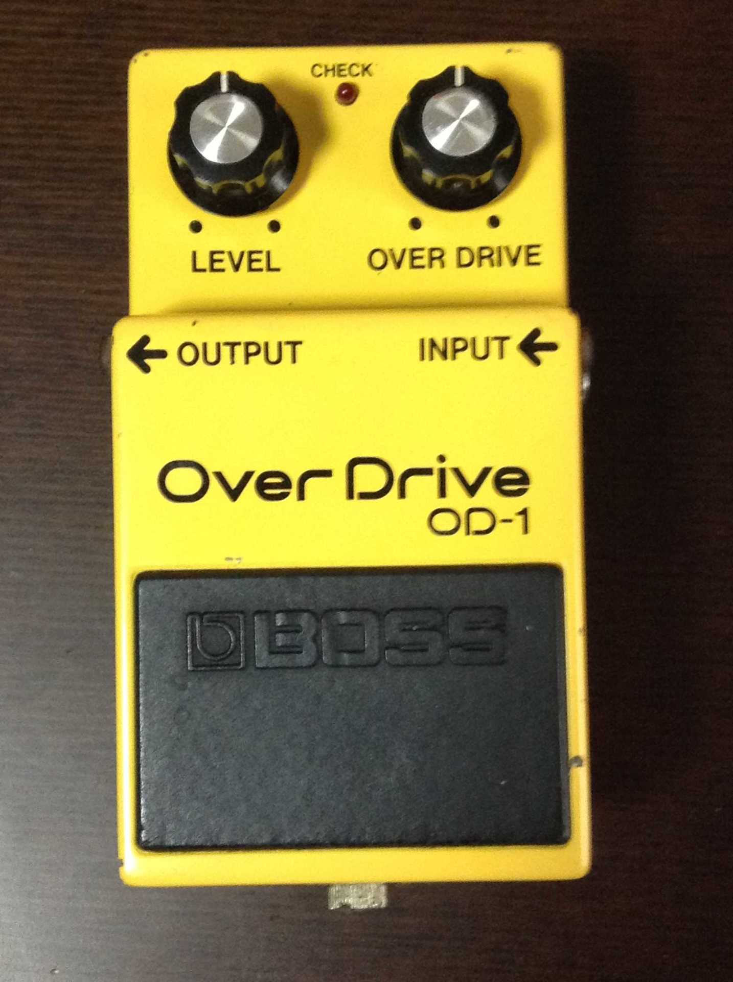 BOSS OD-1 OverDrive(後期型：BOSS製品で同じ音は出せるか？): 昔に 