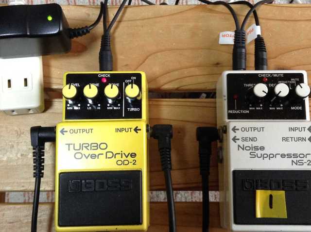 BOSS TURBO OverDrive OD-2R 青LED換装 BOSS OD-2R OD-2 BOSS TURBO OverDrive OD-2R 青LED換装 BOSS TURBO