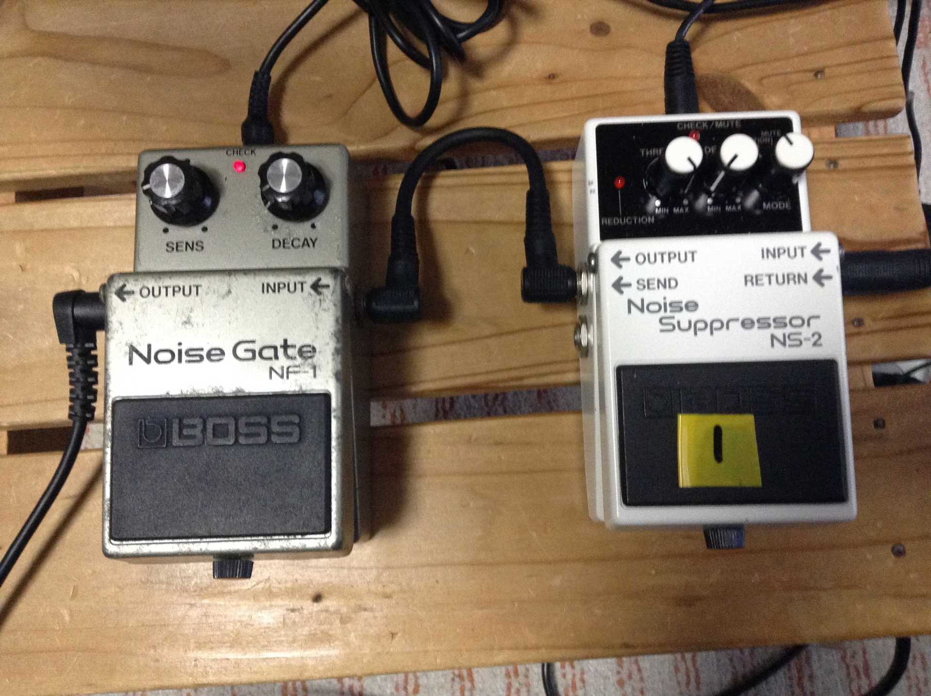 BOSS NF-1 Noise Gate(NS-2比較記): 昔に比べりゃ 金も入るし・・・・