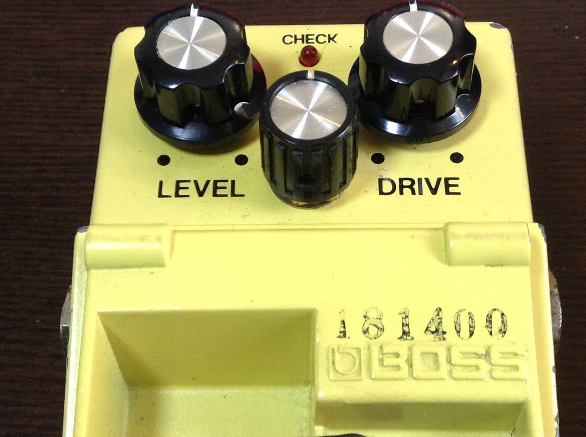 同じエフェクター：BOSS SD-1 Super Overdrive(比較記): 昔に比べりゃ