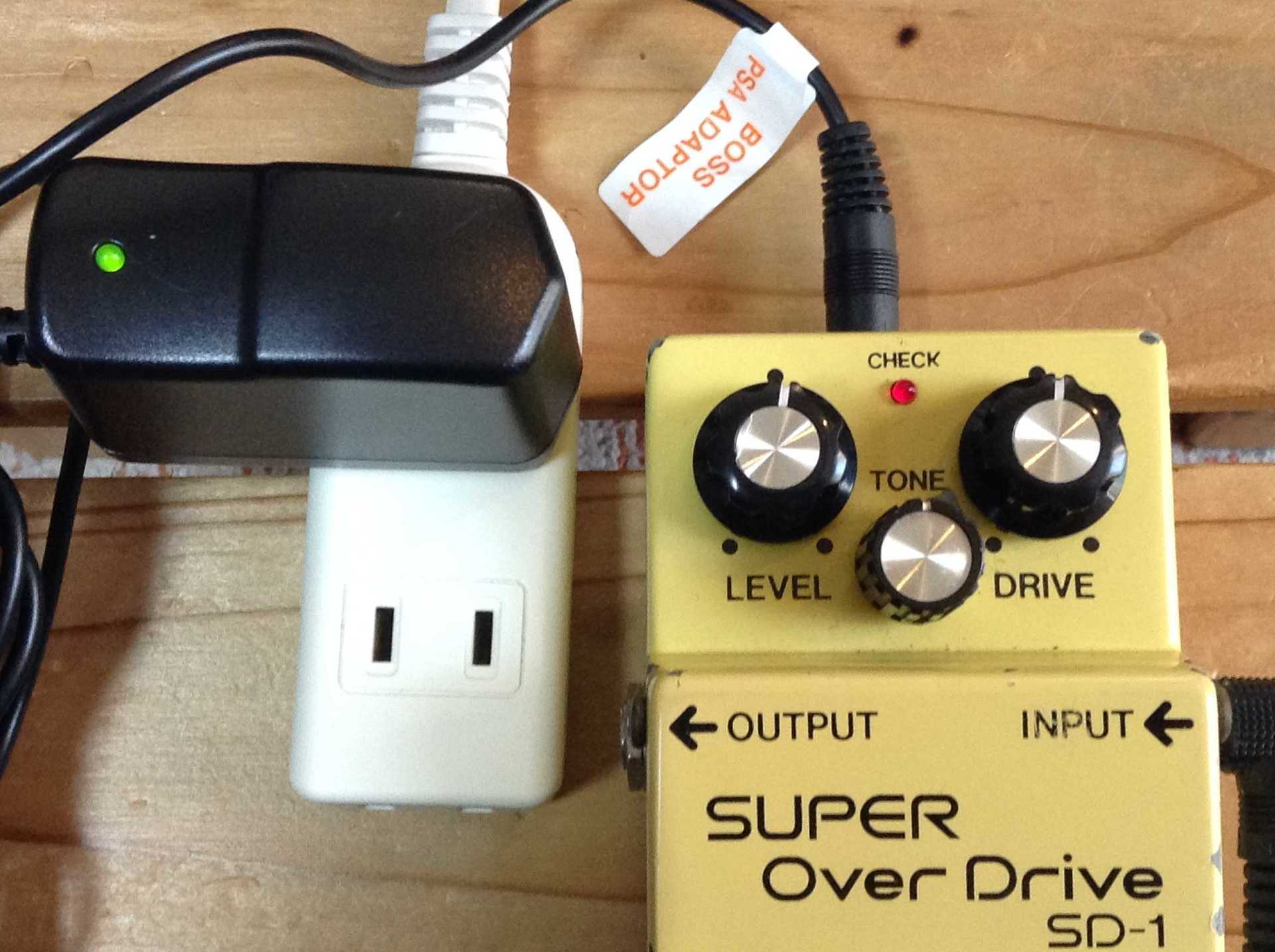 同じエフェクター：BOSS SD-1 Super Overdrive(比較記): 昔に比べりゃ