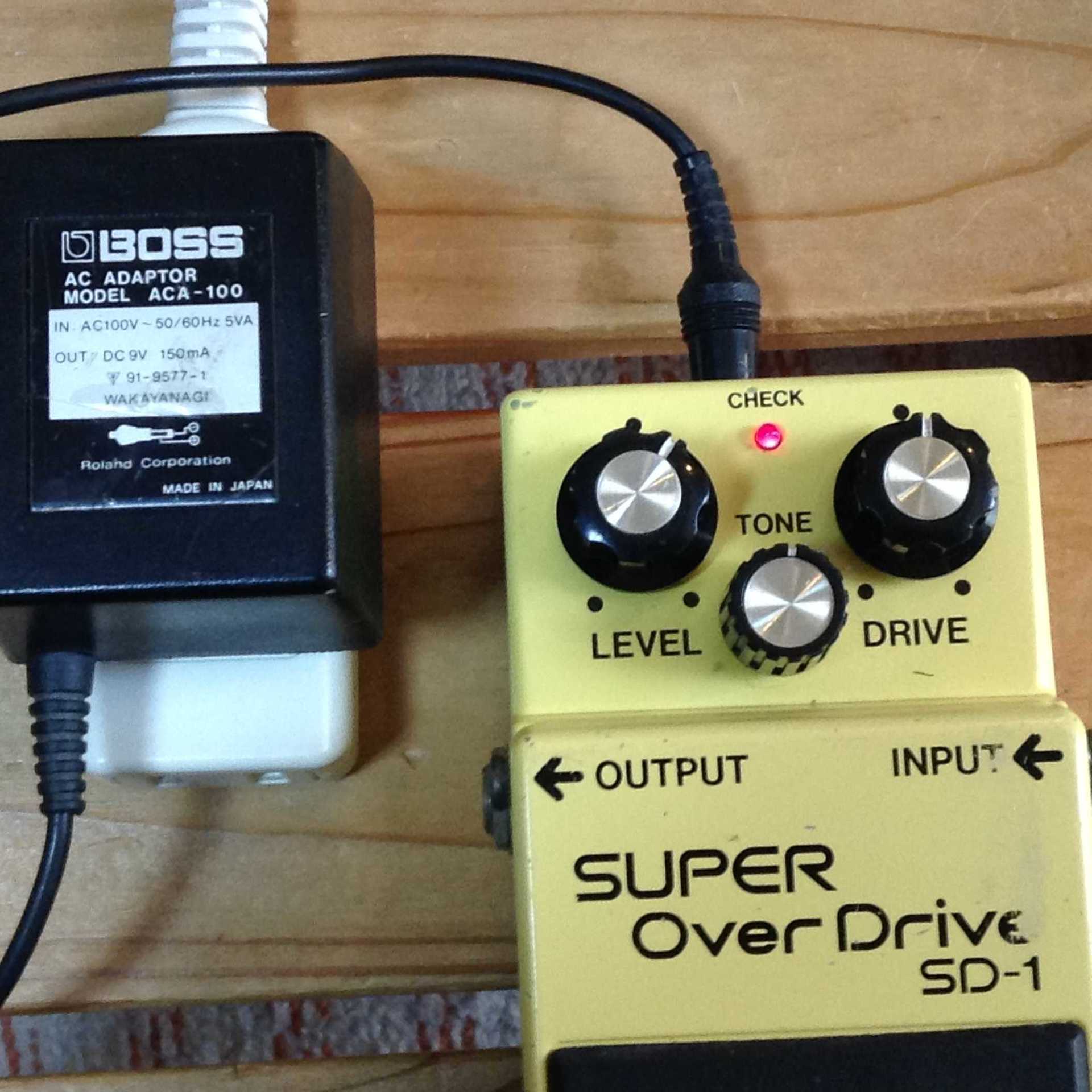 同じエフェクター：BOSS SD-1 Super Overdrive(比較記): 昔に