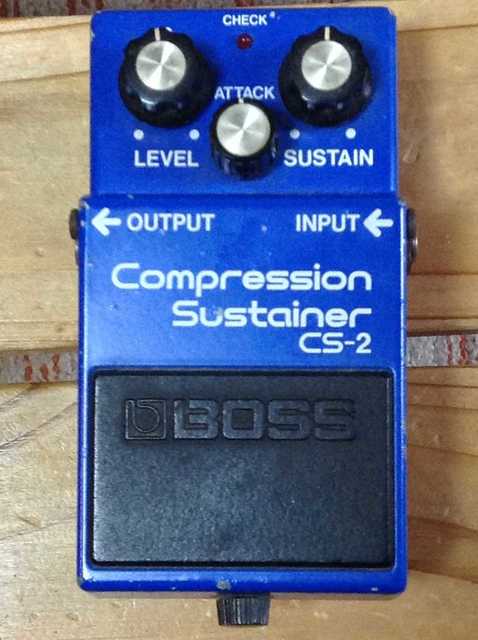 BOSS CS-1 Compression Sustainer(比較記): 昔に比べりゃ 金も入るし 